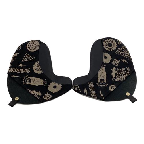 GRINDLODGE (グラインドロッヂ)×BOAB LEATHER WORKS（ボアブ レザーワークス） レザーミトン 焚火台用品 SPECIAL BLACK STYLE vol.2 限定ブラック