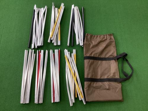 OGAWA (オガワ) ツールームテント 2774 ポールスリーブ生地劣化有 アポロン