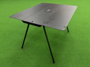 verne (ベルン) アウトドアテーブル ブラック フラットテーブルS