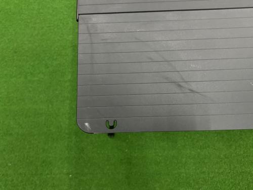 verne (ベルン) アウトドアテーブル ブラック フラットテーブルS