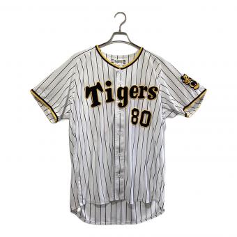 阪神タイガース (ハンシンタイガース) 応援グッズ 【80】岡田 彰布 SIZE O ホワイト×イエロー