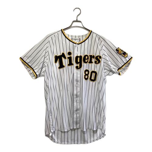 阪神タイガース (ハンシンタイガース) 応援グッズ 【80】岡田 彰布 SIZE O ホワイト×イエロー