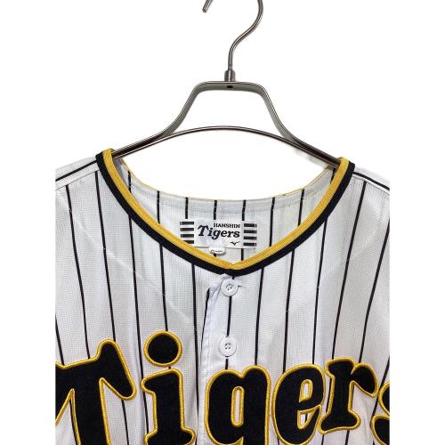 阪神タイガース (ハンシンタイガース) 応援グッズ 【80】岡田 彰布 SIZE O ホワイト×イエロー