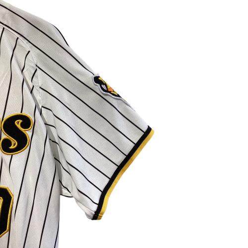 阪神タイガース (ハンシンタイガース) 応援グッズ 【80】岡田 彰布 SIZE O ホワイト×イエロー