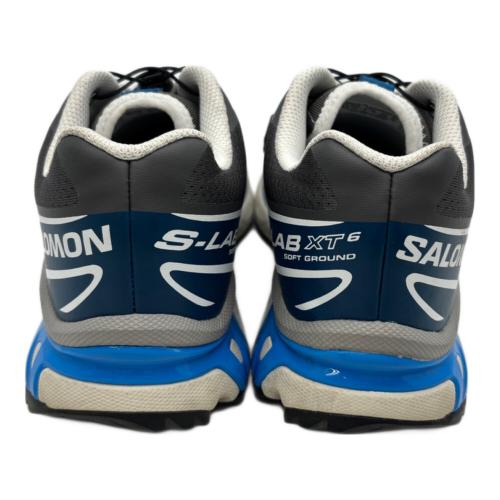 SALOMON (サロモン) ローカットスニーカー 478642 ユニセックス SIZE 25cm グレー×スカイブルー XT-6