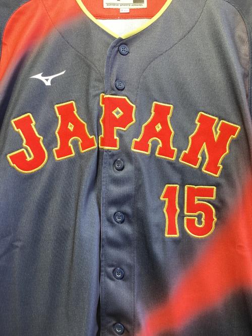 日本代表(侍ジャパン) (ニホンダイヒョウ(サムライジャパン)) WBC2026 ビジター 応援グッズ 535011125 【15】大勢 SIZE M ネイビー×レッド