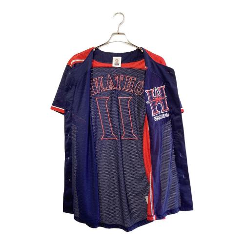 北海道日本ハムファイターズ (ホッカイドウニッポンハムファイターズ) 応援グッズ 395080617 2017HOKKAIDO be AMBITIOUS SIZE O ネイビー×レッド