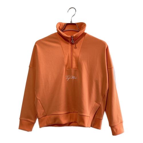 TaylorMade (テーラーメイド) T-HEAT ハーフジップスウェットプルオーバー ゴルフウェア(トップス) M20435 レディース SIZE S オレンジ