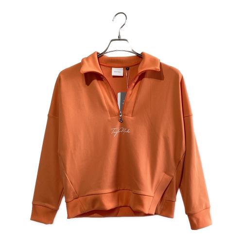 TaylorMade (テーラーメイド) T-HEAT ハーフジップスウェットプルオーバー ゴルフウェア(トップス) M20435 レディース SIZE S オレンジ