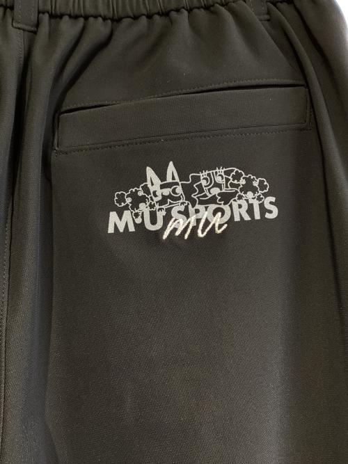M U SPORTS (エムユースポーツ) ゴルフウェア(パンツ) 701R7506 ドライタッチギャザーパンツ レディース SIZE 40 ブラック