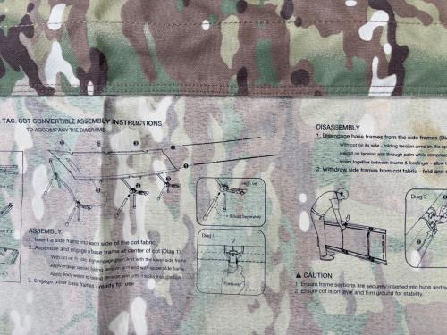 Helinox (ヘリノックス) コット マルチカモ タクティカル コット コンバーチブル