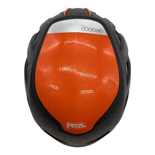 PETZL (ペツル) 登山雑貨 クライミングヘルメット SIZE M/L ブラック×オレンジ SIROCCO