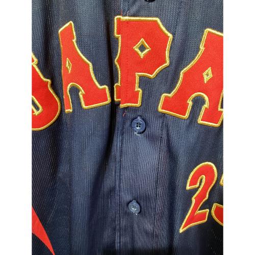 日本代表(侍ジャパン) (ニホンダイヒョウ(サムライジャパン)) WBC2023 アウェイ 応援グッズ SIZE O ネイビー×レッド