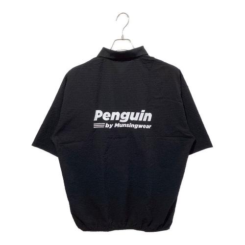Penguin by Munsingwear (ペンギン バイ マンシングウェア) ハーフパンツ ゴルフウェア上下セット MU5SJK02M ユーティリティ 3ピース セットアップ/2025モデル＠ メンズ SIZE L ブラック