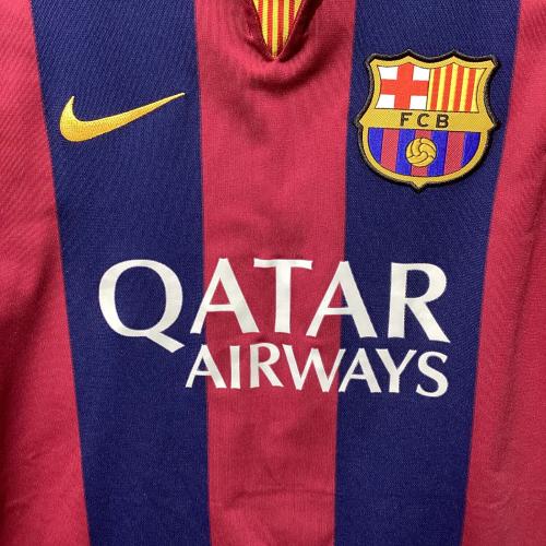 FCバルセロナ (エフシーバルセロナ) サッカーユニフォーム 610594-422 14/15ホーム メンズ SIZE L ブルー×レッド