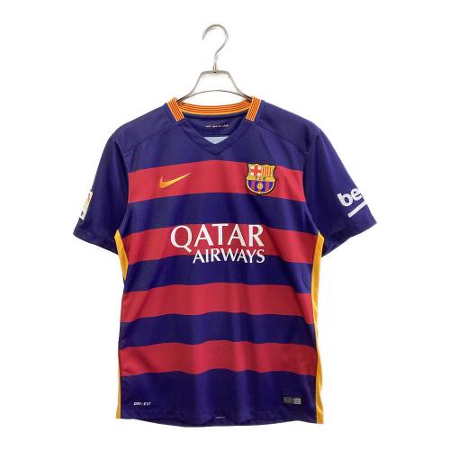 NIKE (ナイキ) サッカーユニフォーム 658794-422 15/16ホーム メンズ SIZE M ネイビー×レッド