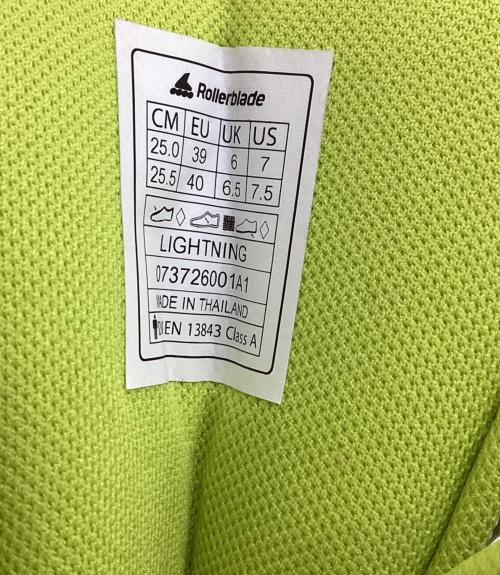 ROLLERBLADE (ローラーブレード) LIGHTNING インラインスケート ＠ ブラック×イエロー