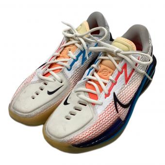 NIKE (ナイキ) ローカットスニーカー CZ0175-101 メンズ SIZE 26.5cm ホワイト×ブラック エア ズーム GTカット