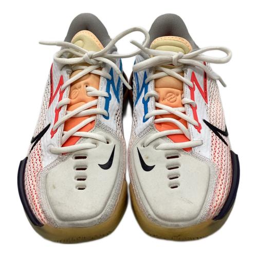 NIKE (ナイキ) ローカットスニーカー CZ0175-101 メンズ SIZE 26.5cm ホワイト×ブラック エア ズーム GTカット