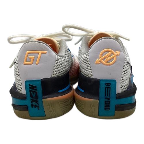 NIKE (ナイキ) ローカットスニーカー CZ0175-101 メンズ SIZE 26.5cm ホワイト×ブラック エア ズーム GTカット