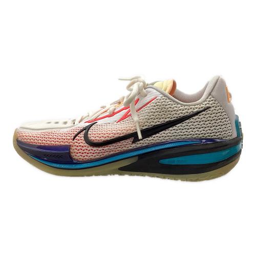 NIKE (ナイキ) ローカットスニーカー CZ0175-101 メンズ SIZE 26.5cm ホワイト×ブラック エア ズーム GTカット