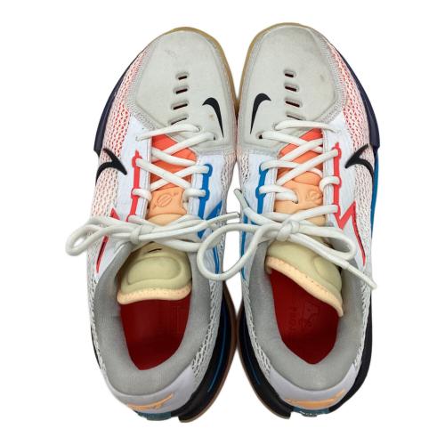 NIKE (ナイキ) ローカットスニーカー CZ0175-101 メンズ SIZE 26.5cm ホワイト×ブラック エア ズーム GTカット