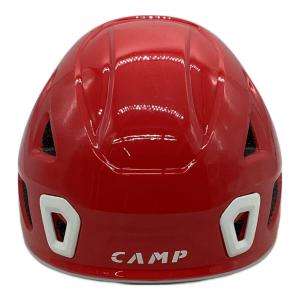 CAMP (カンプ) クライミングヘルメット 2457-S 48-56cm レッド×ホワイト ストーム