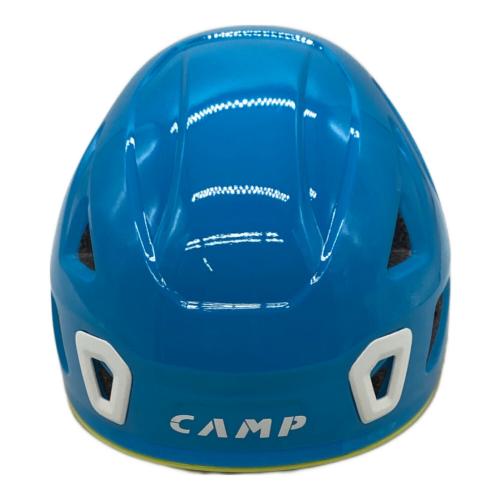CAMP (カンプ) クライミングヘルメット 2457-L 54-62cm スカイブルー×グリーン ストーム