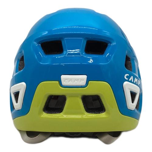 CAMP (カンプ) クライミングヘルメット 2457-L 54-62cm スカイブルー×グリーン ストーム