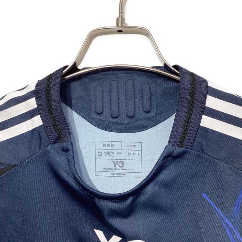 日本代表 (ニホンダイヒョウ) サッカーユニフォーム IU0957 2024シーズン ホーム オーセンティック メンズ SIZE L ブルー×ネイビー