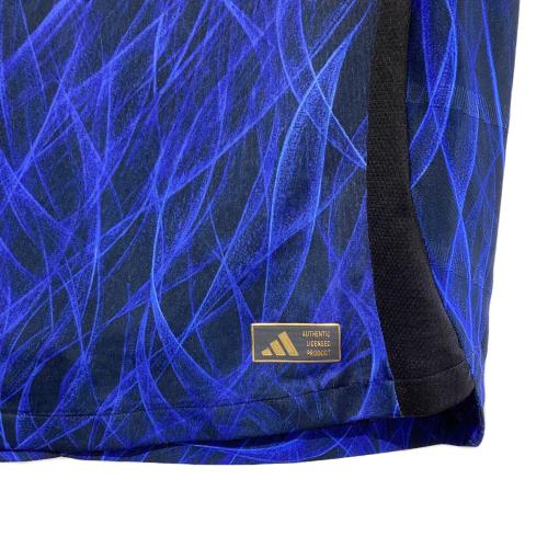 日本代表 (ニホンダイヒョウ) サッカーユニフォーム IU0957 2024シーズン ホーム オーセンティック メンズ SIZE L ブルー×ネイビー