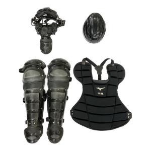 MIZUNO (ミズノ) 軟式野球用防具セット 防具 ヘルメット×1・フェイスマスク×1・レガース×2 ネイビー