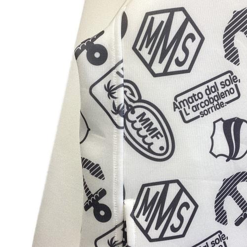 muta MARINE (ムータマリン) ボンディングクルーネックプルオーバー ゴルフウェア(トップス) YMMV-220219-P メンズ SIZE 6 ホワイト×グレー