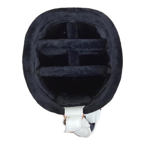 M U SPORTS (エムユースポーツ) キャディバッグ 30周年記念モデル キャスター付き ホワイト ボタニカルキャディバッグ