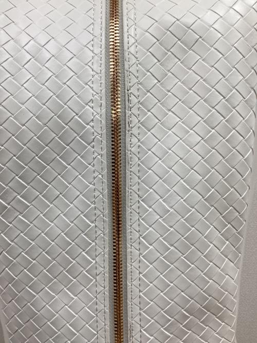 M U SPORTS (エムユースポーツ) キャディバッグ 30周年記念モデル キャスター付き ホワイト ボタニカルキャディバッグ