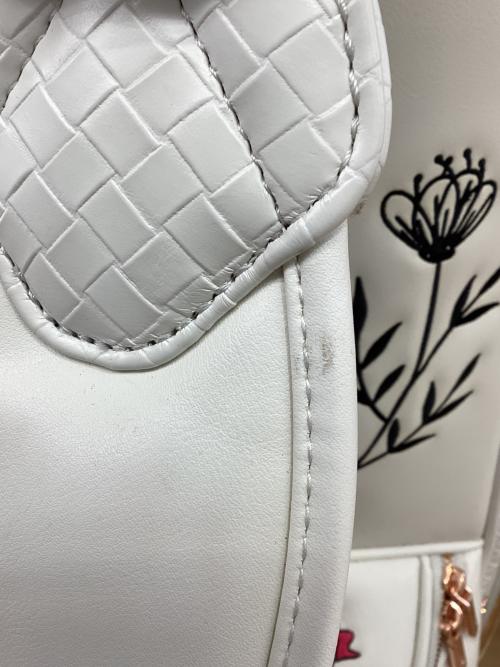 M U SPORTS (エムユースポーツ) キャディバッグ 30周年記念モデル キャスター付き ホワイト ボタニカルキャディバッグ