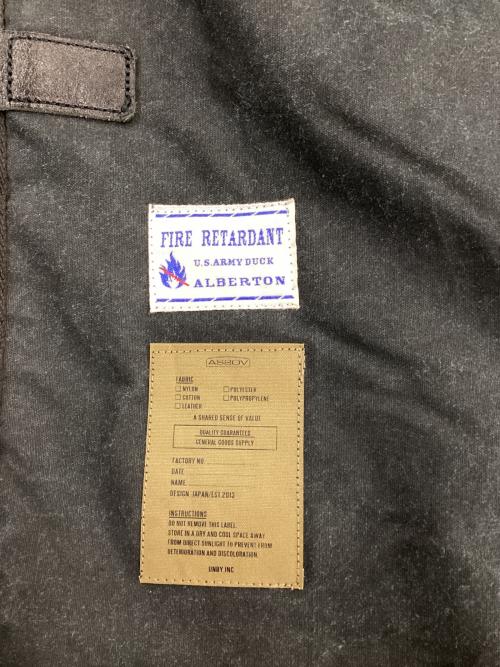 AS2OV (アッソブ) ブランケット チャコール ALBERTON FIRE PROOF BLANKET L