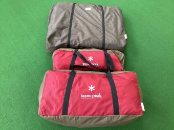 Snow peak (スノーピーク) シェルター TP-671 ヨゴレ・スカート小穴有 2014年製 ランドロック