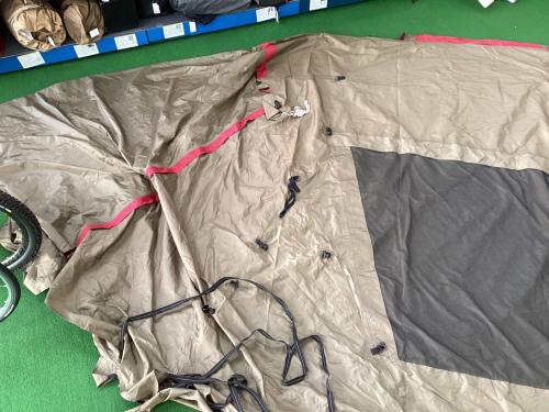 Snow peak (スノーピーク) シェルター TP-671 ヨゴレ・スカート小穴有 2014年製 ランドロック