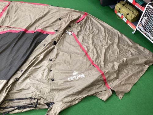 Snow peak (スノーピーク) シェルター TP-671 ヨゴレ・スカート小穴有 2014年製 ランドロック