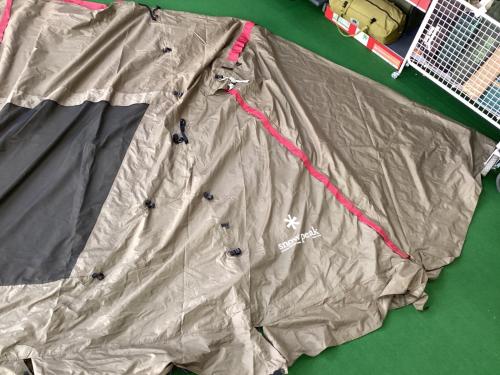 Snow peak (スノーピーク) シェルター TP-671 ヨゴレ・スカート小穴有 2014年製 ランドロック