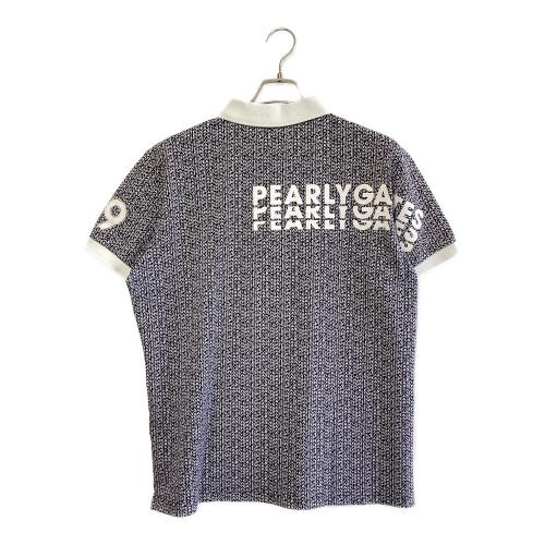 PEARLY GATES (パーリーゲイツ) ポロシャツ ゴルフウェア(トップス) 053-2260803 メンズ SIZE XXL ネイビー×ホワイト