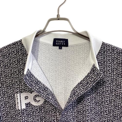 PEARLY GATES (パーリーゲイツ) ポロシャツ ゴルフウェア(トップス) 053-2260803 メンズ SIZE XXL ネイビー×ホワイト
