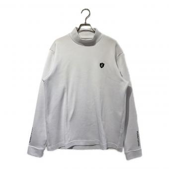 PEARLY GATES (パーリーゲイツ) モックネック ゴルフウェア(トップス) 053-2266001 メンズ SIZE XXL ホワイト