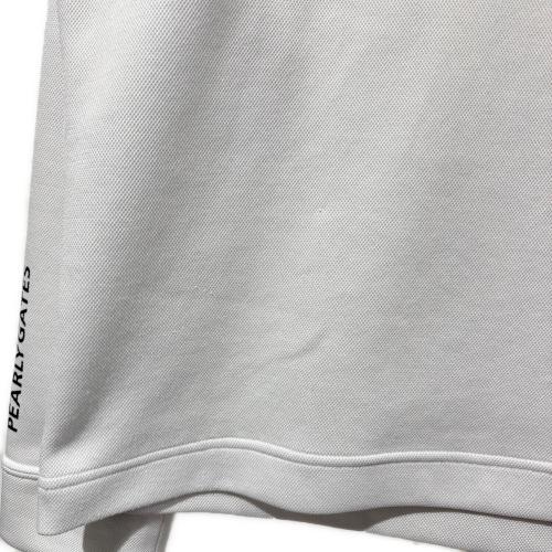 PEARLY GATES (パーリーゲイツ) モックネック ゴルフウェア(トップス) 053-2266001 メンズ SIZE XXL ホワイト