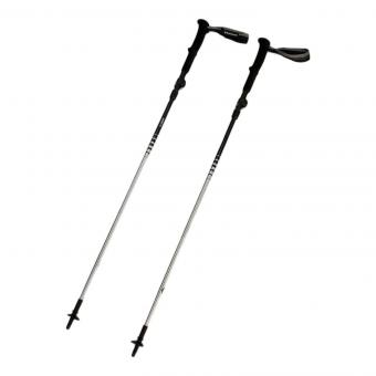 BLACK DIAMOND (ブラックダイヤモンド) トレッキングポール 2本セット 120-140cm シルバー×ブラック DISTANCE FLZ