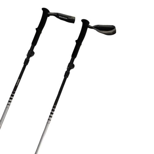 BLACK DIAMOND (ブラックダイヤモンド) トレッキングポール 2本セット 120-140cm シルバー×ブラック DISTANCE FLZ