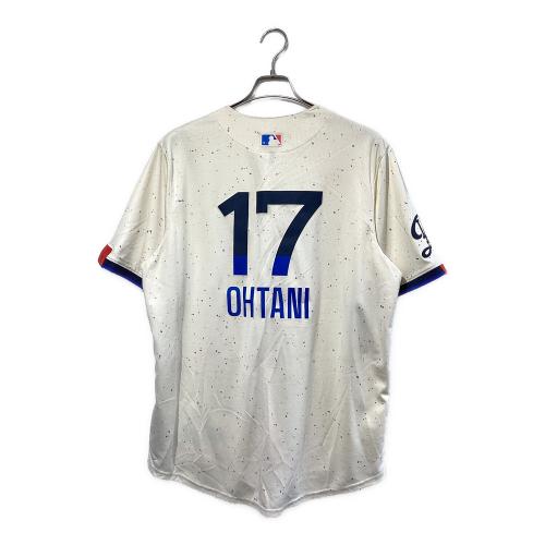 ロサンゼルス・エンゼルス 野球ユニフォーム T7LM-lDC1 ロサンゼルス ドジャース シティ コネクト ユニフォーム SIZE L アイボリー