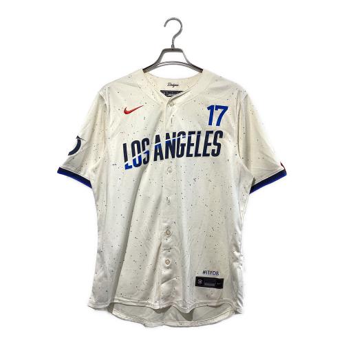 ロサンゼルス・エンゼルス 野球ユニフォーム T7LM-lDC1 ロサンゼルス ドジャース シティ コネクト ユニフォーム SIZE L アイボリー