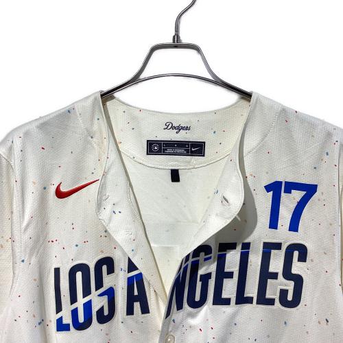 ロサンゼルス・エンゼルス 野球ユニフォーム T7LM-lDC1 ロサンゼルス ドジャース シティ コネクト ユニフォーム SIZE L アイボリー